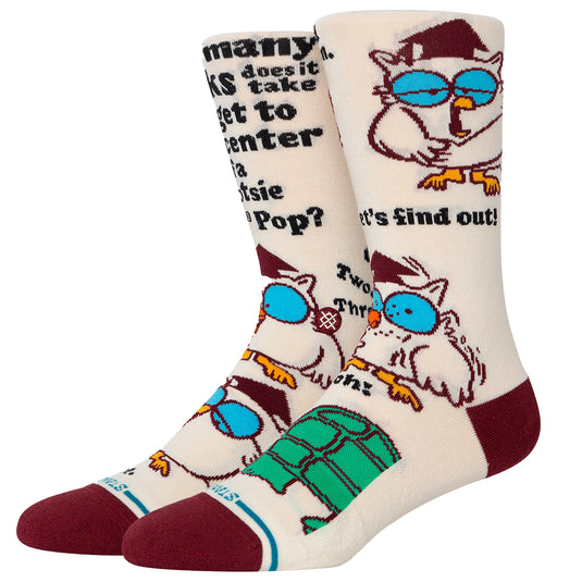 Stance Tootsie Mr. Owl Crew Socks 1