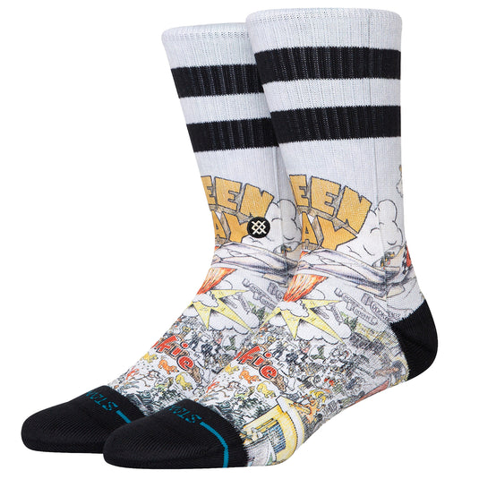 Stance Green Day Basket Case Poly Crew Socks 1