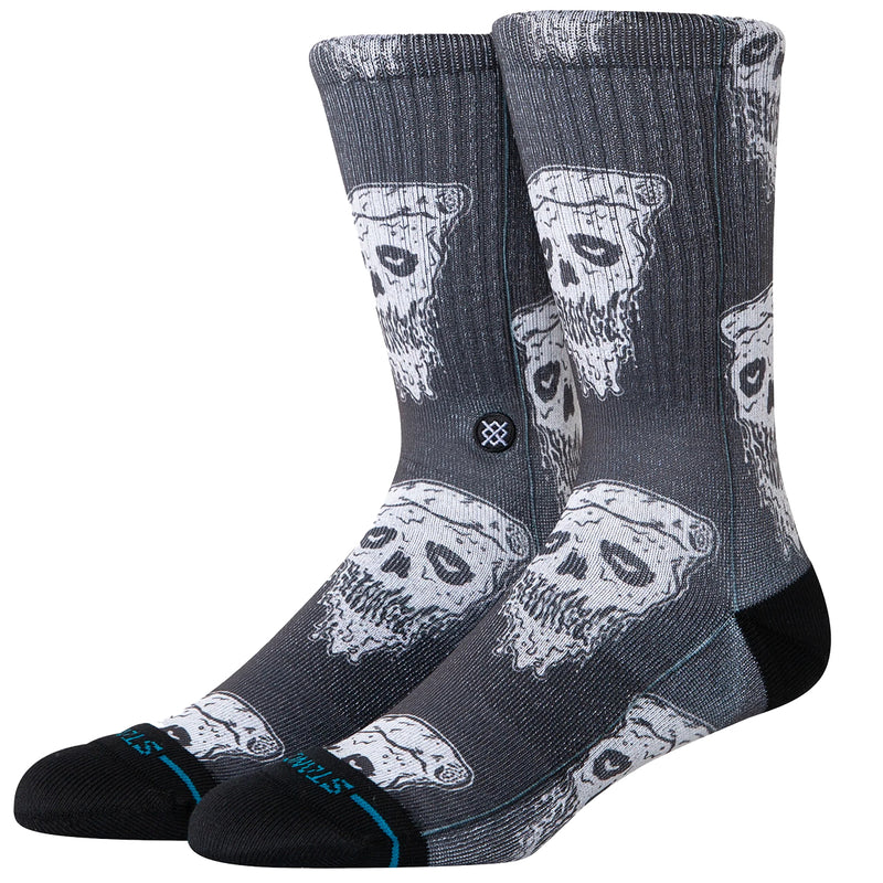 Load image into Gallery viewer, Stance Pizza Face Poly Crew Socks 1
