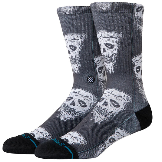 Stance Pizza Face Poly Crew Socks 1