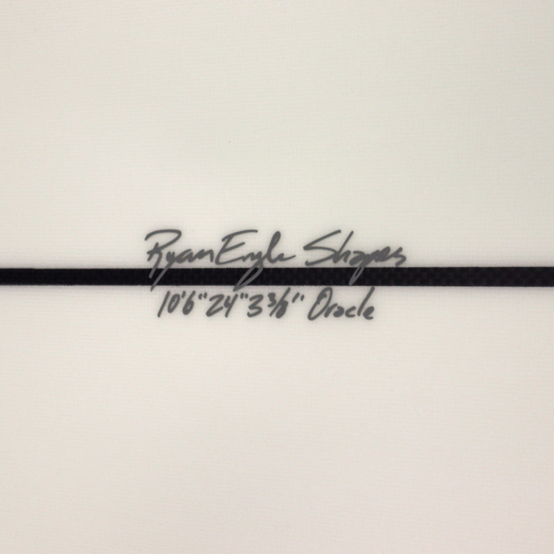 Load image into Gallery viewer, CJ Nelson Designs Oracle Thunderbolt Silver 10'6 × 24 × 3 ⅜ Surfboard - Volan 4
