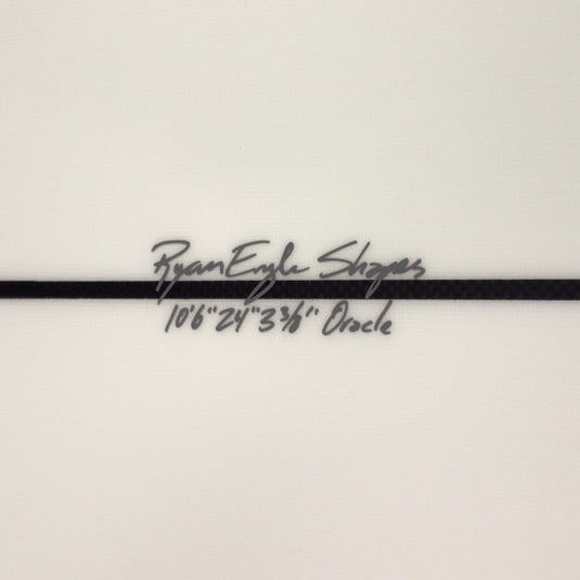 CJ Nelson Designs Oracle Thunderbolt Silver 10'6 × 24 × 3 ⅜ Surfboard - Volan 4
