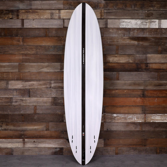 Harley Ingleby Mid 6 Thunderbolt Black 7'6 × 21 × 2 ¾ Surfboard - Gray/Carbon 2
