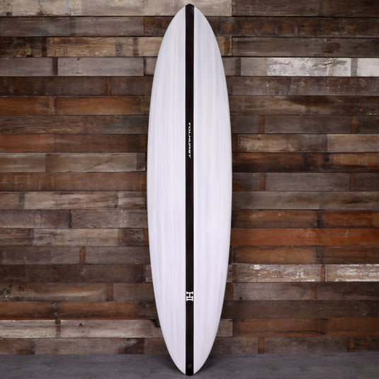 Harley Ingleby Mid 6 Thunderbolt Black 7'6 × 21 × 2 ¾ Surfboard - Gray/Carbon 1