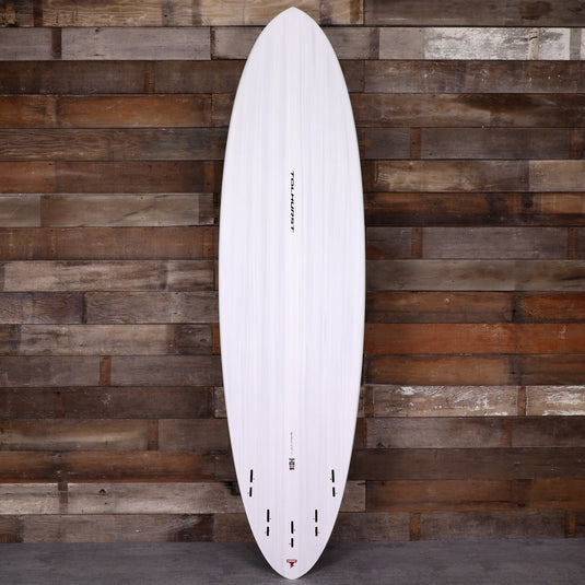 Harley Ingleby Mid 6 Thunderbolt Red 7'0 × 20 ½ × 2 ⅝ Surfboard - Candy White 2