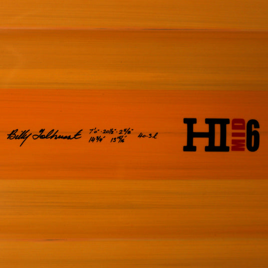 Harley Ingleby Mid 6 Thunderbolt Red 7'0 × 20 ½ × 2 ⅝ Surfboard • DAMAGED 4