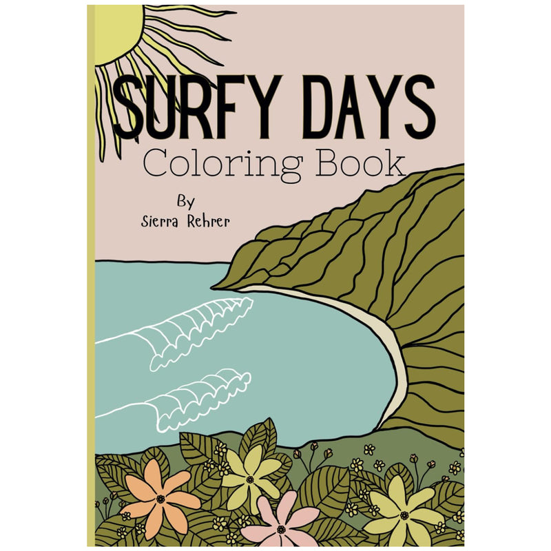 Load image into Gallery viewer, Surfy Days Coloring Book by Sierra Rehrer 1
