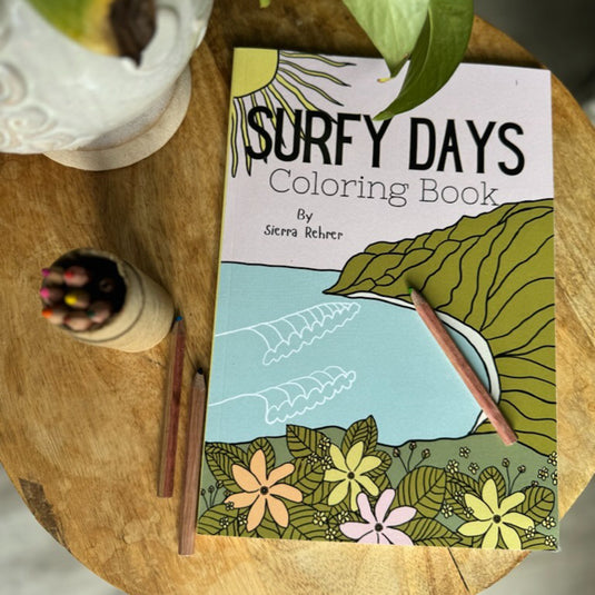 Surfy Days Coloring Book by Sierra Rehrer 4