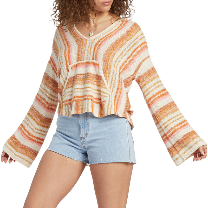 Load image into Gallery viewer, Billabong Women's Baja Beach Hooded Pullover Sweater • 2024 7
