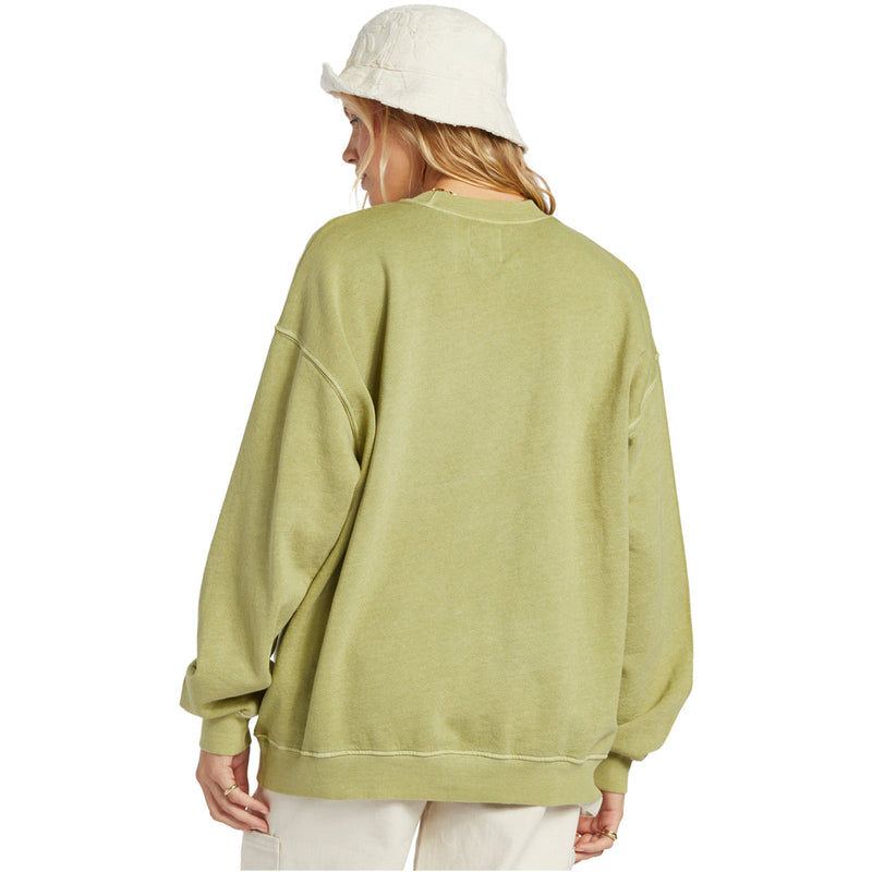 Load image into Gallery viewer, Billabong Women's Ride In Oversized Crew Sweatshirt 15
