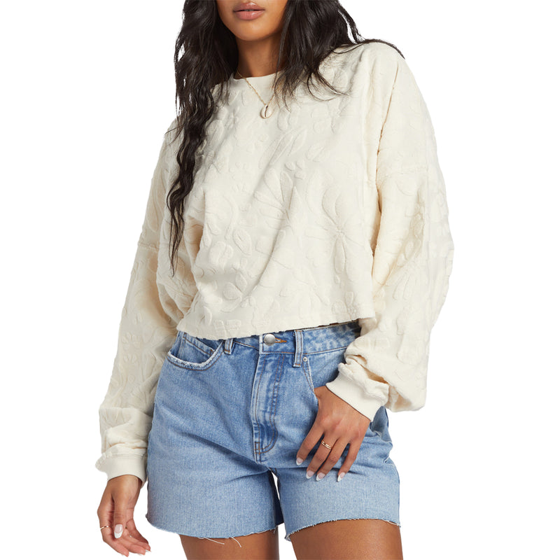 Load image into Gallery viewer, Billabong Women's Loosen Up Crew Sweatshirt 1
