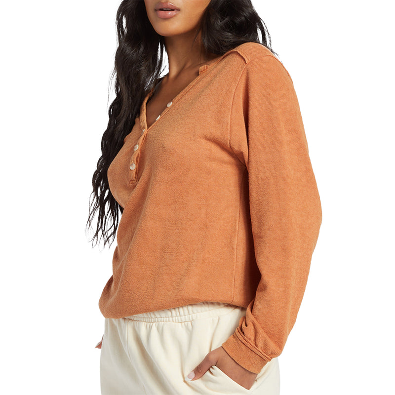 Load image into Gallery viewer, Billabong Women's Sunday Vibes Long Sleeve Knit Top 2

