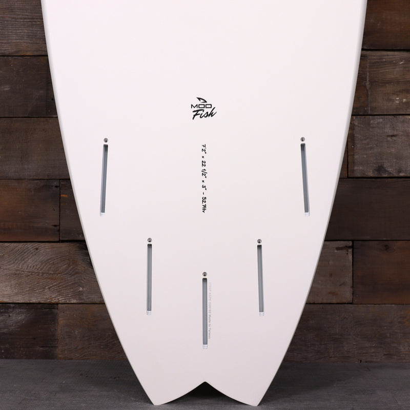 Load image into Gallery viewer, Torq Mod Fish TET 7'2 × 22 ½ × 3 Surfboard - Hi Watt/Purple Passion 3

