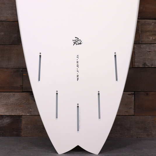 Torq Mod Fish TET 7'2 × 22 ½ × 3 Surfboard - Hi Watt/Purple Passion 3
