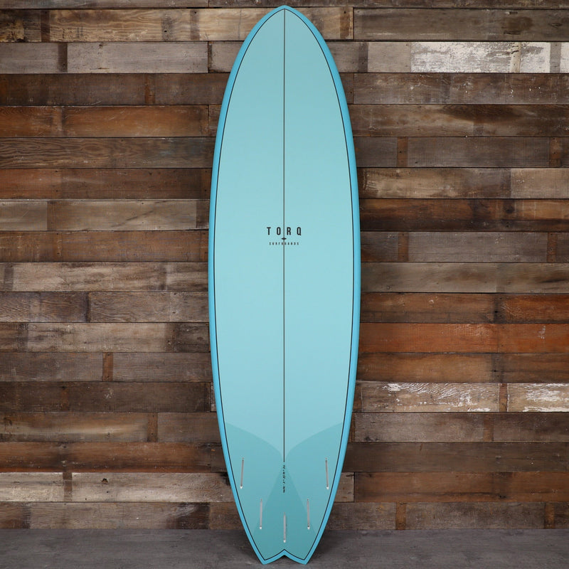 Load image into Gallery viewer, Torq ModFish TET 7'2 × 22 ½ × 3 Surfboard - Deep Turquoise Pattern 2
