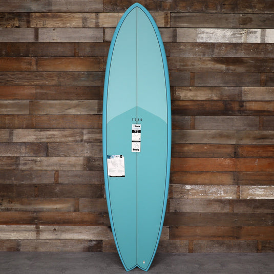 Torq ModFish TET 7'2 × 22 ½ × 3 Surfboard - Deep Turquoise Pattern 1
