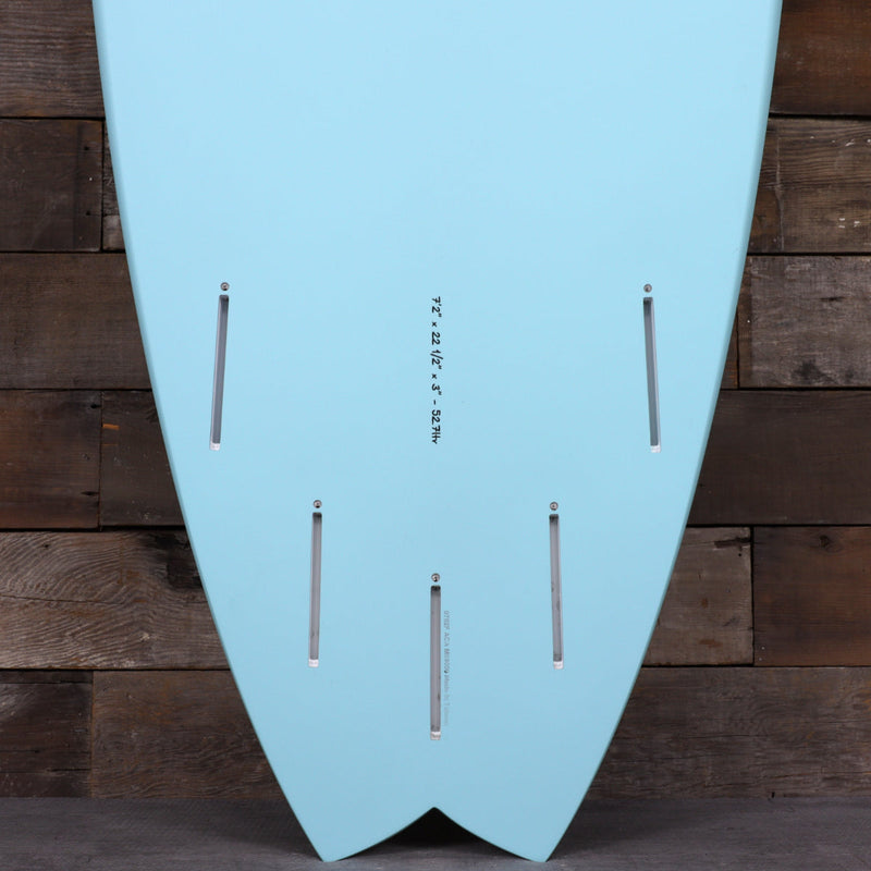 Load image into Gallery viewer, Torq ModFish TET 7'2 × 22 ½ × 3 Surfboard - Blue Pattern 3
