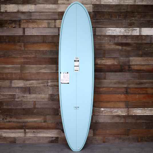 Torq Mod Fun V+ TET 7'8 × 22 ½ × 3 3/16 Surfboard - Blue Pattern 1