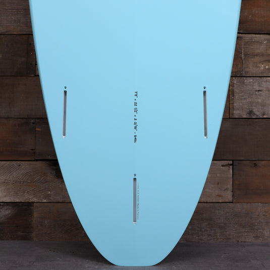 Torq Mod Fun V+ TET 7'8 × 22 ½ × 3 3/16 Surfboard - Blue Pattern • DAMAGED 3