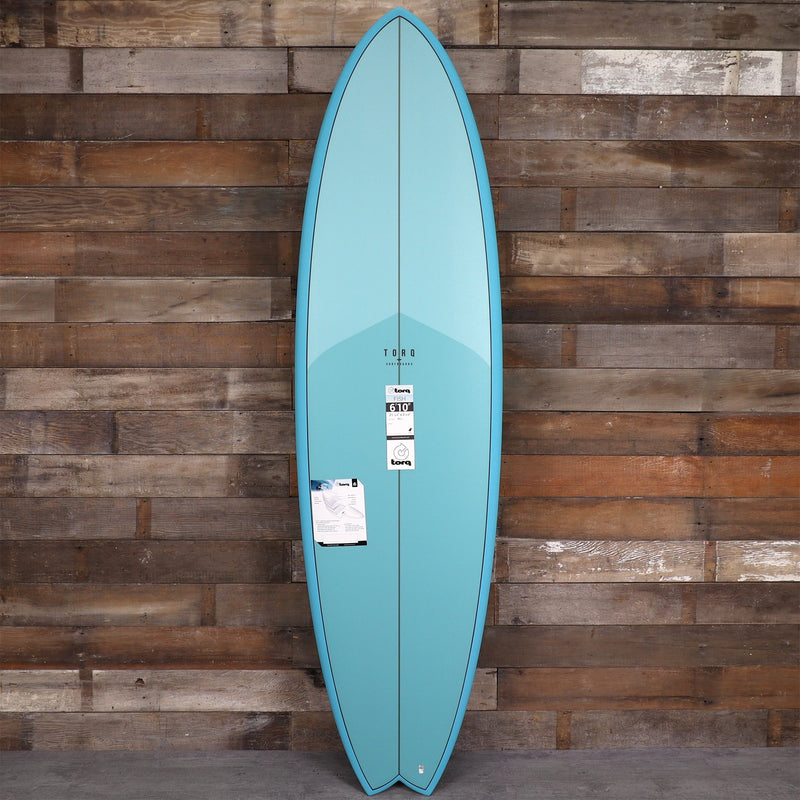 Load image into Gallery viewer, Torq ModFish TET 6'10 × 21 ¾ × 2 ¾ Surfboard - Deep Turquoise Pattern 1
