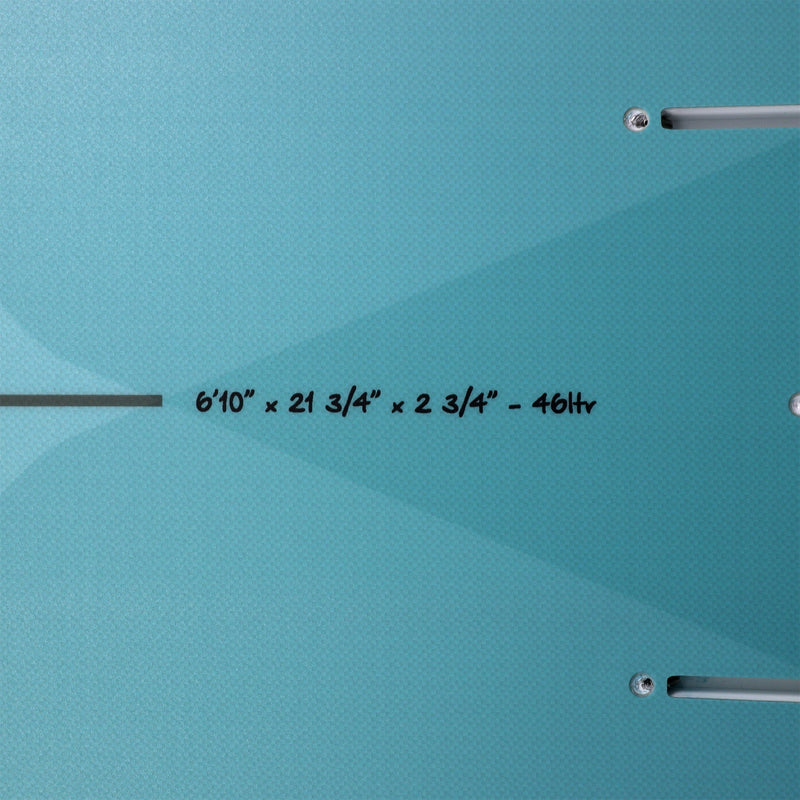 Load image into Gallery viewer, Torq ModFish TET 6'10 × 21 ¾ × 2 ¾ Surfboard - Deep Turquoise Pattern 4
