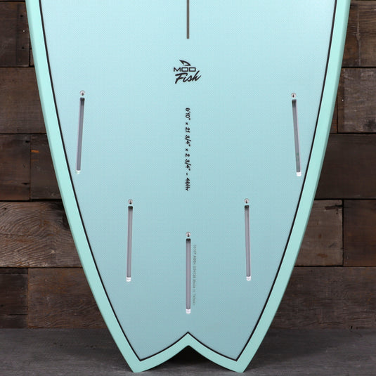 Torq Mod Fish TET 6'10 × 21 ¾ × 2 ¾ Surfboard - Seaglass 3