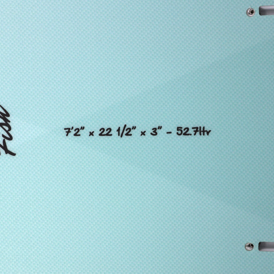 Torq Mod Fish TET 7'2 × 22 ½ × 3 Surfboard - Seaglass 4
