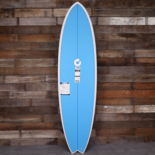 Torq ModFish TET 7'2 × 22 ½ × 3 Surfboard - Electric Blue 1
