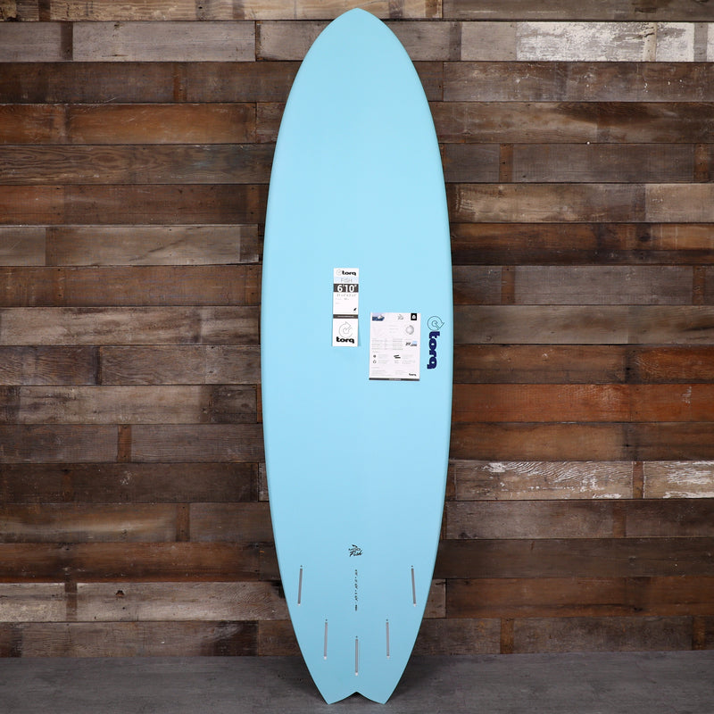 Load image into Gallery viewer, Torq Mod Fish TET 6'10 × 21 ¾ × 2 ¾ Surfboard - Arctic Blue 2
