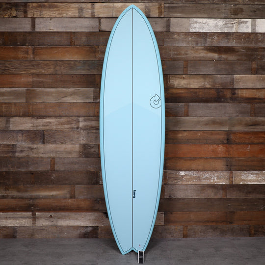 Torq Mod Fish TET 6'10 × 21 ¾ × 2 ¾ Surfboard - Arctic Blue