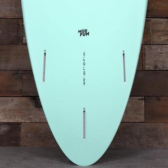 Torq Mod Fun TET 7'6 × 21 ½ × 2 ⅞ Surfboard - Seaglass 3