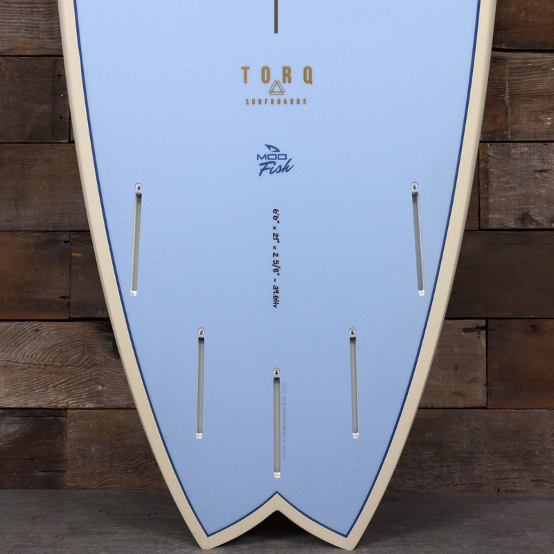Load image into Gallery viewer, Torq ModFish TET 6'6 × 21 × 2 ⅝ Surfboard - Mako Blue
