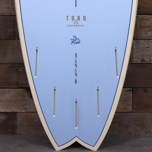 Torq Mod Fish TET 6'10 × 21 ¾ × 2 ¾ Surfboard - Mako Blue 3