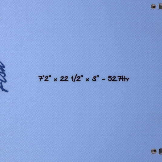 Torq Mod Fish TET 7'2 × 22 ½ × 3 Surfboard - Mako Blue 3