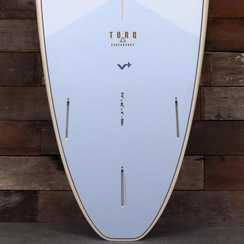 Load image into Gallery viewer, Torq Mod Fun V+ TET 7'4 × 22 × 3 Surfboard - Waikiki Blue 3
