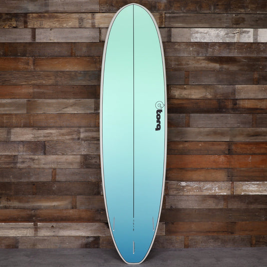 Torq Mod Fun V+ TET 7'4 × 22 × 3 Surfboard - Seagreen Fade 2