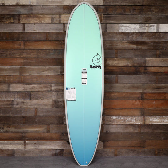 Torq Mod Fun V+ TET 7'4 × 22 × 3 Surfboard - Seagreen Fade 1