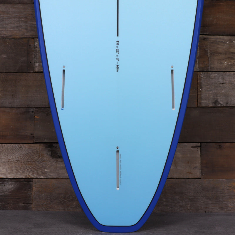 Load image into Gallery viewer, Torq Longboard TET 8'0 × 22 × 3 Surfboard - Light Blue Fade 3
