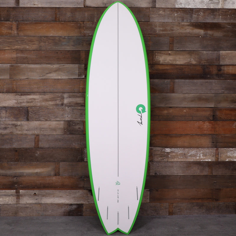 Load image into Gallery viewer, Torq Mod Fish TET 6'6 × 21 × 2 ⅝ Surfboard - Green/Yellow Zag 2
