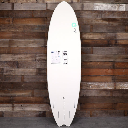 Torq Mod Fish TET 6'10 × 21 ¾ × 2 ¾ Surfboard - Hi Watt/Green/Blue 2