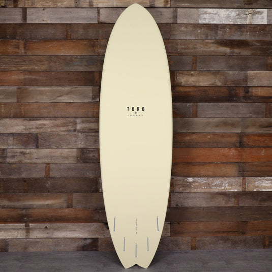 Torq ModFish TET 6'10 × 21 ¾ × 2 ¾ Surfboard - Cream Pattern 2