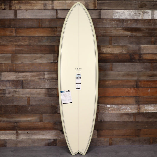 Torq ModFish TET 6'10 × 21 ¾ × 2 ¾ Surfboard - Cream Pattern 1