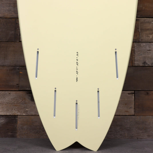 Torq ModFish TET 6'10 × 21 ¾ × 2 ¾ Surfboard - Cream Pattern 3