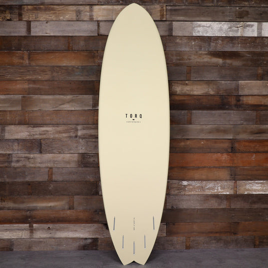 Torq ModFish TET 7'2 × 22 ½ × 3 Surfboard - Cream Pattern 2