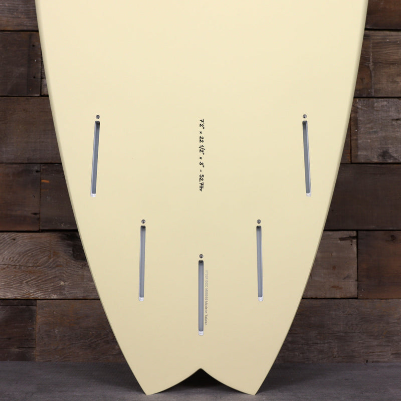 Load image into Gallery viewer, Torq ModFish TET 7'2 × 22 ½ × 3 Surfboard - Cream Pattern 3
