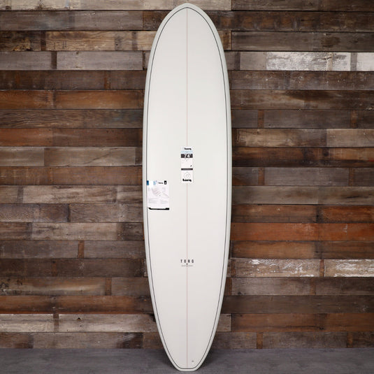 Torq Mod Fun V+ TET 7'4 × 22 × 3 Surfboard - Olive Pattern 1