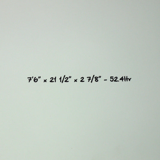 Torq Mod Fun TET 7'6 × 21 ½ × 2 ⅞ Surfboard - Gray Pattern 4