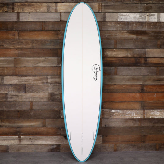 Torq Mod Fun TET 7'2 × 21 ¼ × 2 ¾ Surfboard - Teal Rail 2