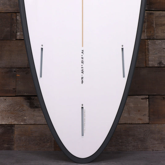 Torq Mod Fun TET 7'6 × 21 ½ × 2 ⅞ Surfboard - Graphite Rail 3
