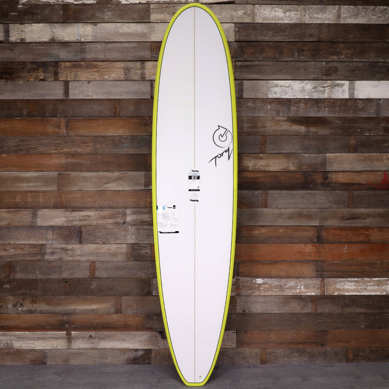 Load image into Gallery viewer, Torq Longboard TET 8'0 × 22 × 3 Surfboard - Yellow Rail 1
